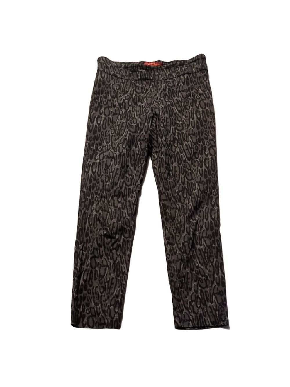 Krazy Larry Animal Print Pull On Pants Size 10